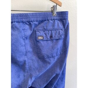 vintage blue cotton Dior casual pants Large Inseam 33"